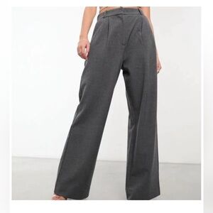 Abercrombie Curve Love Sloane Tailored Brushed Suiting Pant